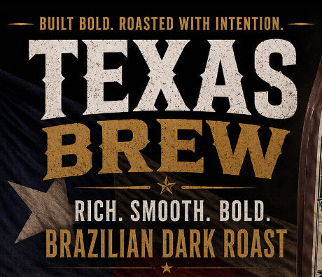 Texas Brew Dark Roast *PRE-GROUND BEANS* 12oz Organic