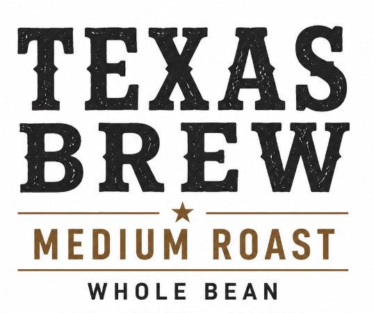 Texas Brew Medium Roast *WHOLE BEAN* 12oz Organic