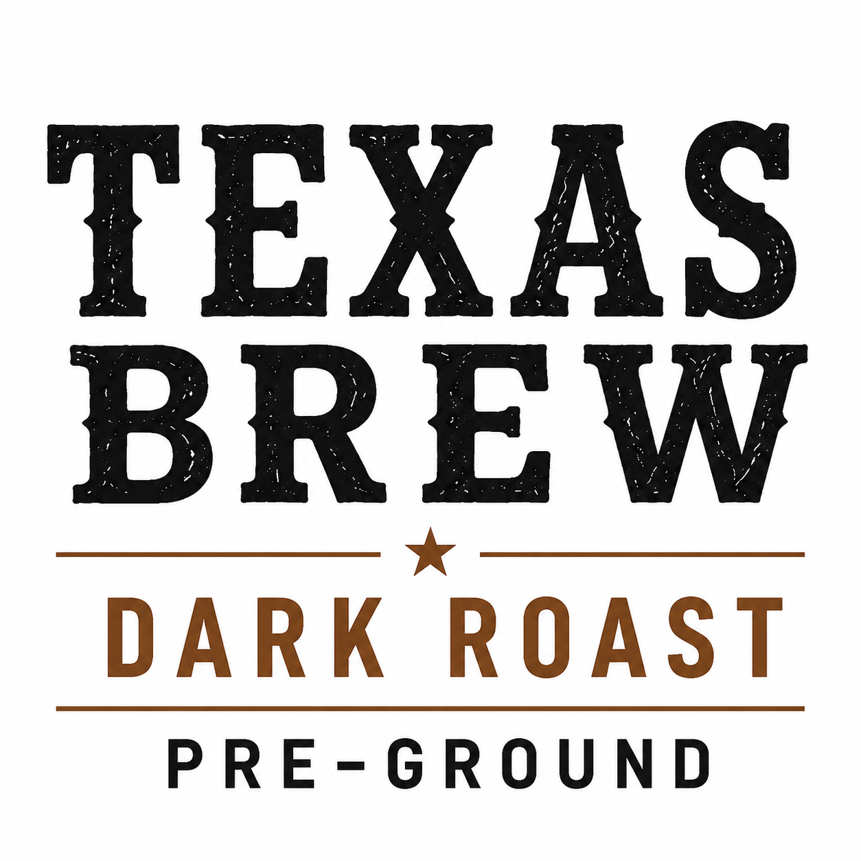 Texas Brew Dark Roast *PRE-GROUND BEANS* 12oz Organic