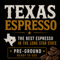 Texas Espresso, Machine Ready, Pre-Ground Beans, 12oz Organic